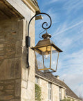 Brass Lantern Outdoor Wall Light